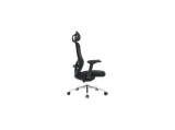Silla gaming - Newskill Nue, Reposabrazos 3D (ajustable en altura, anchura y profundidad), Carga máx. 150 kg, Malla Transpirable Premium, Negro
