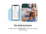 Smartwatch infantil - Save Family Iconic Plus 2, GPS, Wifi, LBS, Botón SOS, Spotify, Pantalla Full HD de 1.85, Street Style