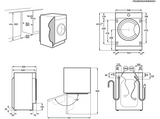 Lavadora secadora integrable - AEG LWN7E8636F, 8Kg + 4kg, 1600 rpm, 15 programas, Función Vapor, Sin panelar