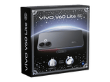 Móvil - vivo V60 Lite, Negro, 256GB, 8GB RAM, 6.77 AMOLED de120Hz, Dimensity 7360-Turbo, 6500 mAh, Incluye Cargador y Auriculares
