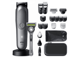 Afeitadora multifunción - Braun Todo En Uno Series 9 AIO9540, Kit 20 En 1, Láminas ProBlade, Modo BodyGentle, Autosense, Wet&Dry Gris
