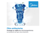 Lavavajillas - Midea MFD60S080X, 12 Servicios, 4 Programas, Ancho 59.8 cm, Inicio Diferido, Inox
