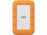 Disco duro SSD externo - Lacie Rugged Mini, 4TB, USB-C, 2.5", Naranja