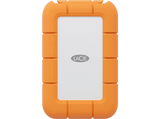 Disco duro SSD externo - Lacie Rugged Mini, 4TB, USB-C, 2.5, Naranja