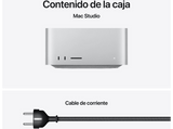 Apple Mac Studio Chip M5 Max, CPU de 18 núcleos,  GPU de 32 núcleos, Neural Engine de 16 núcleos, 36 GB RAM, 512 GB  SSD, Plata