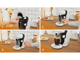 Cafetera de cápsulas - Bosch Tassimo Style TAS114E, 3.3 bar, 0.7 l, 1.400 W, Intellibrew, Tamaño Compacto, Sostenible, Blanco