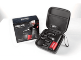 Masajeador - Koenic Prime, 4 velocidades, Autonomía 4h, 8 cabezales, Carga USB-C, Negro