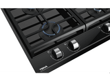 Placa de gas - Teka GZC 64300 XB, 4 zonas, 60 cm, Gas Butano, Autoignición, 60 cm, Negro