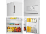 Frigorífico una puerta - Hisense RL170D4BWE, 133 L, 84.5 cm, Puerta reversible, 40 dB,  Blanco