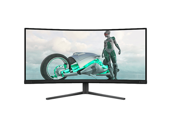 Monitor - Philips 34M2C3500L/00, 34" WQHD, 180 Hz, 1 ms GtG, Curvo, VA, Adaptive Sync, Carbón