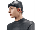 Auriculares conducción ósea - Shokz OpenSwim Pro, Banda para el cuello, Bluetooth/MP3, IP68, Rojo