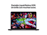 Apple MacBook Pro 14, Chip M5, CPU de 10 núcleos, GPU de 10 núcleos, 16 GB RAM, 512 GB SSD, Negro