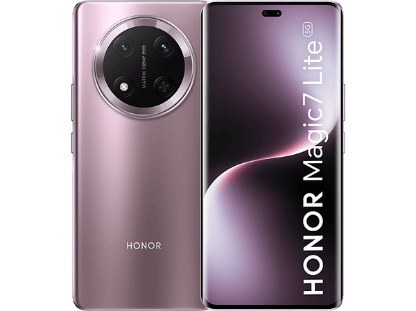 Móvil - Honor Magic7 Lite, Morado, 256GB, 8 GB RAM, 6.78" AMOLED, Qualcomm® Snapdragon® 6 Gen 1 (4nm), 6600 mAh