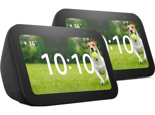 Pack de 2 Echo Show 5 (3.ª generación) Antracita - Pantalla táctil inteligente de 5.5”con Alexa