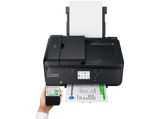 Impresora multifunción - Canon Pixma TR7650, Inyección de tinta, 15 cps, ADF, Escáner, Fax, Impresión, Negro