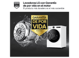 Lavadora carga frontal - LG F4X7011TWS, 11 kg, 1400 rpm, 23 programas, TurboWash 360º, ThinQ™, Blanco