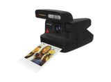 Cámara instantánea - Polaroid Flip + 8 Film Bundle, Sistema hiperfocal 4 lentes, Flash, Negro