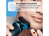 Afeitadora - Braun Series 5 52-B7000cc, Con centro de limpieza SmartCare, Tecnología Autosense, Azul