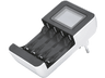 Cargador de pilas - Hama 00223552, Compatible con Pilas AA y AAA, 240 V, Piloto control de carga, Negro