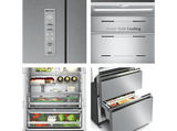Frigorífico combi - Hisense RF632N4AIC1, Total No Frost, 201.3 cm, 485 L, Metal Tech Cooling, Multi Air-Flow, Inox