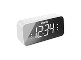 Radio despertador - Vieta VH-AL300BK, 6W, FM, Altavoz Incorporado, Pantalla LED, Cable/Pilas, Blanco