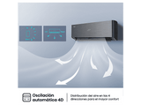 Aire acondicionado Split 1 x 1 - Hisense QH50BV0BG 4300 fg/h, WiFI, IA Smart, A+++, Autolimpieza, Negro