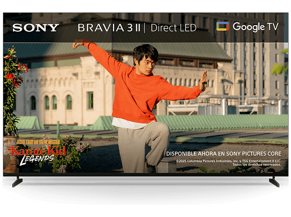 TV LED 50" - Sony BRAVIA 3 II, Direct LED, 4K UHD HDR, Google Smart TV, Gaming PS5, Dolby Atmos/Vision, Chromecast, Apple AirPlay, 120Hz, 50XR35M2