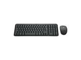 Pack Teclado + Ratón - Logitech MK250, Inalámbrico, Bluetooth, Autonomía 12 meses, Ambidiestro, Windows/Mac/Chrome, Resistente a salpicaduras, Negro