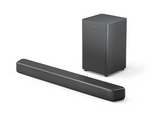 Barra de sonido - Philips TAB5309/10, Bluetooth, Subwoofer Inalámbrico, 120 W, Gris oscuro