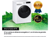 Lavadora secadora - Samsung WD90T654DBE/S3, 9 kg lavado, 6 kg secado, EcoBubble™, 1400 rpm, 24 programas, Blanco