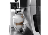 Cafetera superautomática - De'Longhi Dinamica Plus ECAM380.85.SB, 15 bar, 1.450 W, Depósito de leche, 2 tazas, Pantalla táctil, Inox