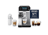Cafetera superautomática - De'Longhi Eletta Ultra ECAM470.85.MB, 1450 W, 19 bar, Molinillo integrado, Depósito de leche, Táctil, 50 recetas, Metálico