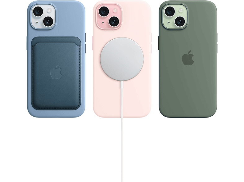 Apple iPhone 15, Rosa, 256 GB, 5G, 6.1 OLED Super Retina XDR, Chip A16 Bionic, iOS