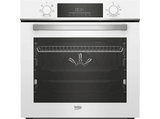 Horno - Beko BBIE18300W, Multifunción, Hidrólisis, 72 l, 59.4 cm, Función vapor, Blanco
