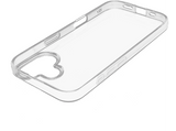 Funda - Isy ISC 1045, Compatible con iPhone 16, Resistente a Golpes, Transparente