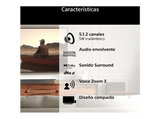 Barra de sonido - Sony BRAVIA Theatre Bar 7 + S, Dolby Atmos, 10 altavoces, Wifi, 360 Spatial Sound Mapping, 505 W, Apple Airplay, HT-A7100KIT