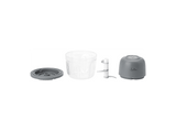 Mini picadora - Jata JEPC1207, 30W, Recipiente 430 ml, Diseño Inalámbrico, Gris