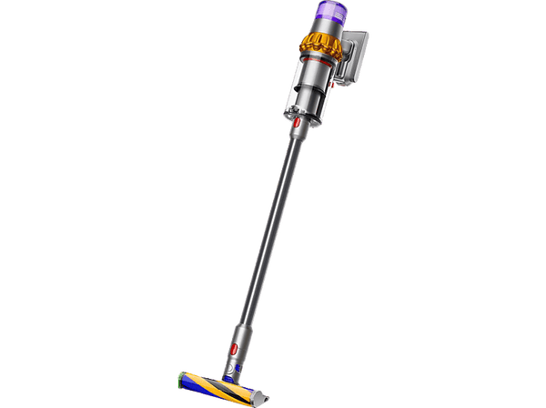Aspirador escoba - Dyson v15 Detect Absolute, 240 W, 60 min, Pantalla LCD, Inalámbrico, 3 Modos, Tecnología Láser, Sensor Suciedad, Níquel
