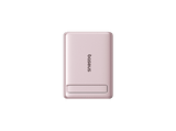 Powerbank - Baseus PicoGo Ultra-Mini Magnetic, 5000mAh, 20W, Carga ultrarrápida inalámbrica Qi2, USB-C, Con cable, Universal, Rosa Nebula