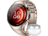 Smartwatch - Huawei Watch 5, 42 mm, 32 GB, NFC, Llamadas celulares eSIM, Titanio + FreeBuds6I