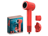 Secador - Cecotec DryNova Red, 1600 W, 4 Niveles de Temperatura, Regulación continua, Difusor incluido, Rojo