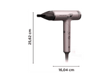 Secador - Rowenta Nano HY8530, Secador de pelo de viaje, Plegable,  1700W, 3 temperaturas, Super ligero, 2 boquillas concentradoras, Funda, Rosa