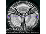 Lavadora secadora - Haier Couture Care Collection 11 HWD180BD12LGNU-S, 18 kg + 11 kg, 14 programas, Motor Direct Motion, Wi-Fi, Azul