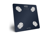 Báscula inteligente - Rowenta Goodvibes Life, IMC, Alta precisión, 15 indicadores corporales, hasta 180 kg, Sincronización con Apps, Bluetooth, Azul