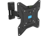 Soporte TV - ISY ITV 3000, 19"a 48", VESA de 200 x 200 mm, Full motion, Distancia a pared 6.2 cm, Negro