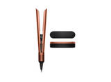 Plancha de pelo - Dyson Airstrait™, Alisado Mojado a Seco, 1600W, 3 Niveles temperatura, 3 Niveles potencia, Amber Silk