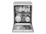 Lavavajillas - LG DF142FV, 14 servicios, 5 programas, 60 cm, QuadWash™, Inverter Direct Drive™, Inox antihuellas