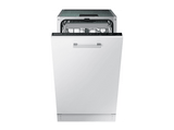 Lavavajillas integrable - Samsung DW50DG450B00ET, 10 servicios, 6 programas, 44.8 cm, No Panelable, Blanco