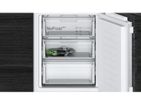 Frigorífico combi integrable - Siemens KI86NHFE0, Semi Frost, 177.2 cm, 260 l, HyperFresh, Blanco