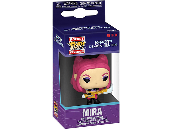 Llavero - Funko KPop Demon Hunters: Mira, 4 cm, Vinilo